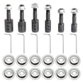 thumbnail image 1 of 6Pcs Grinder Extension Shaft Motor Arbor Adapter for Fiber Wheel Cloth Wheel, 1 of 8