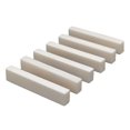 thumbnail interactive-video image 1 of 10-Pack Of BLANK Bone Guitar/Ukulele Nuts - Uncut For Luthiers & DIY Repair (55x6x10mm) 1 of 14