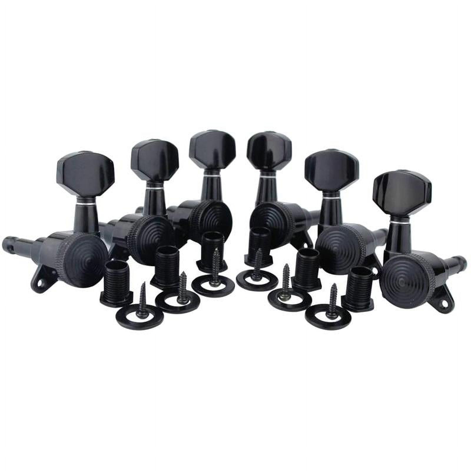 6Pcs Guitar Locking Tuners (3L + 3R Handed), 118 Ratio Lock String