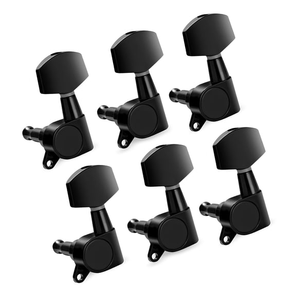 6Pcs Guitar Machine Head Knobs Tunings Key Zincs Alloy Guitar String Tunings Peg for Acoustic or Electric Guitar