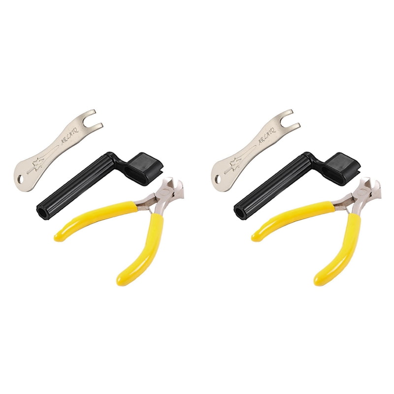 6Pcs Guitar Repair Maintenance Tool Guitar String Winder, Guitar Bridge ...