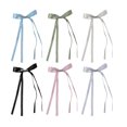 thumbnail image 1 of 6Pcs Hair Bows Clips for Women, Hair Ribbon Hair Bows Bows knot Hair Clips, Hair Barrettes with Bow Hair Accessories, 1 of 8