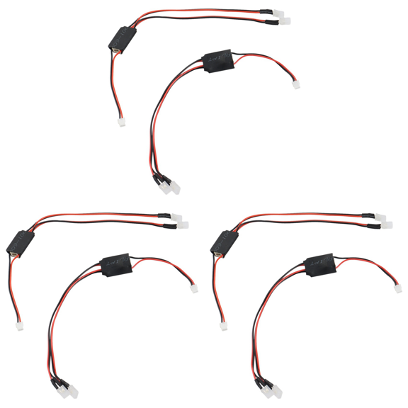 6Pcs Headlight LED Light for HBX 16889 16889A 16890 16890A SG1601 SG1602 1/16 RC Car Upgrade Parts