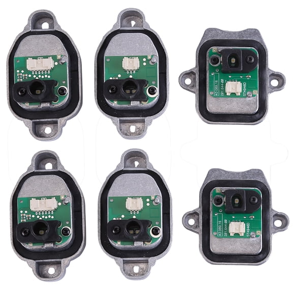 6Pcs Headlight LED Module Diode Insert Light Unit for BMW 3 Series F30 F31 F35 LCI 2014-2018, Reference 63117419610 63117419615