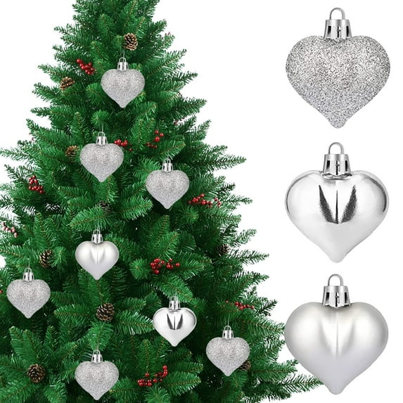 6Pcs Heart Ornaments, Valentines Day Heart Decoration, Heart Hanging Decor for Valentine’s Day Party Decorations