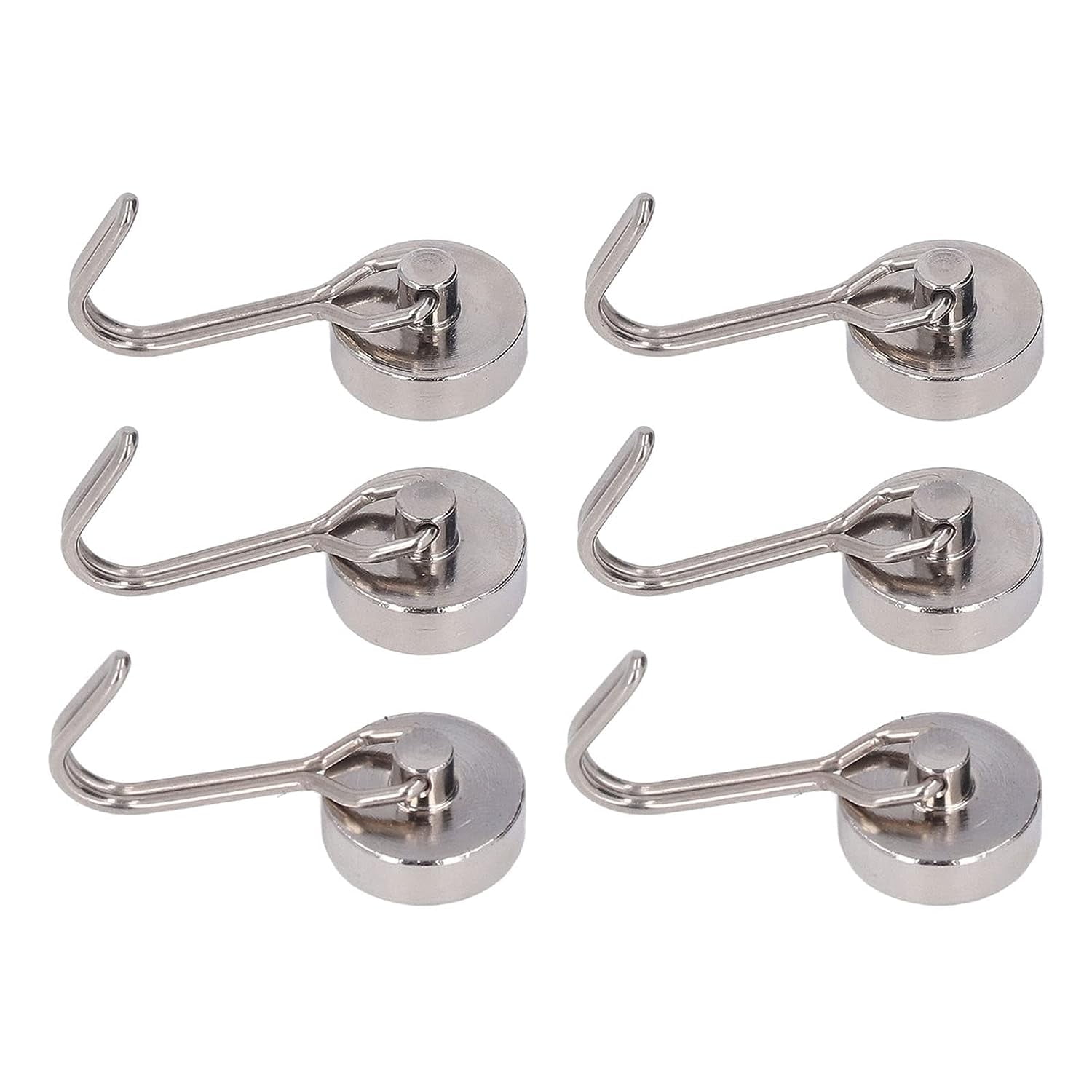 6Pcs Heavy Duty Hook 16mm, 180° Rotation 017.64 lb Earth