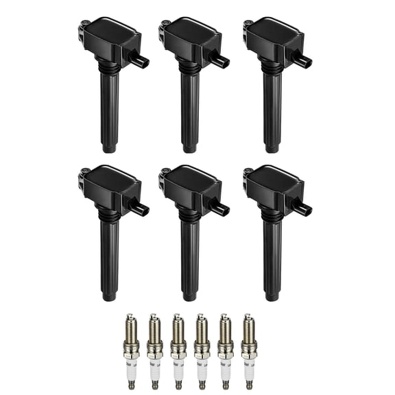 6Pcs High-Performance Ignition Coil & Spark Plug Set for Chrysler Jeep Dodge Ram 3.6L Easy Installation