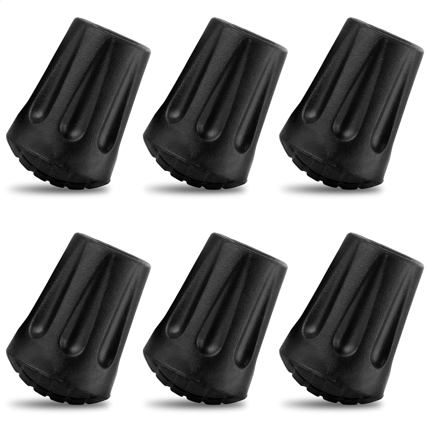 6Pcs Hiking Pole Tips Hiking Cane Trekking Pole Tips for Walking