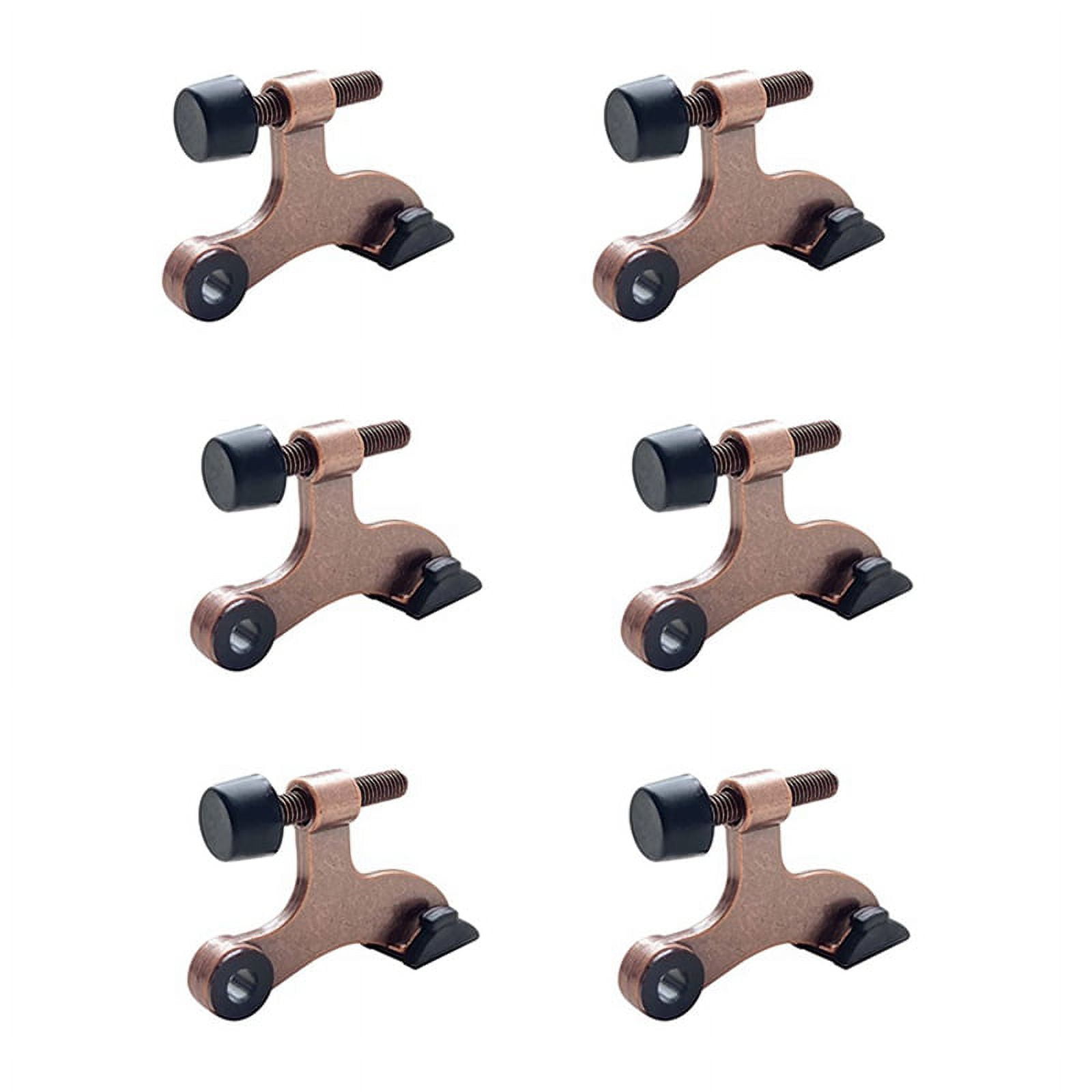 6Pcs Hinge Pin Red Door Stopper Adjustable Heavy Duty Hinge with