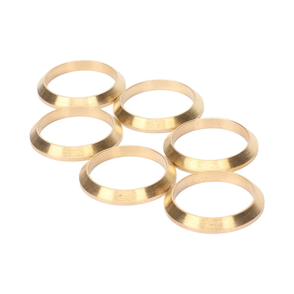 6Pcs IN 14 Nixie Tubes Copper Ring DIY Clock Decorative Rings for IN 14 Nixie Tube Clock