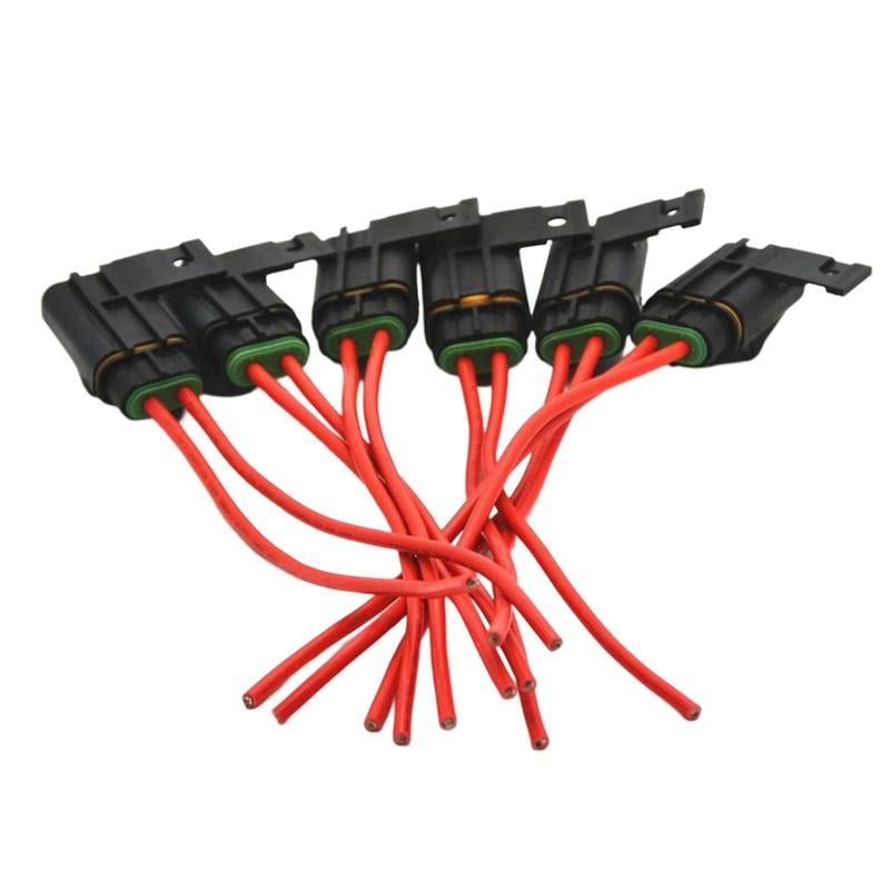 6-Pack Inline Fuse Holders - 12AWG 30A, IP66 Waterproof For Car, Boat, Marine & Automotive Wiring