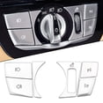 thumbnail image 1 of 6Pcs Inner Headlight Switch Button Trim Cover For BMW 5 Series G30 G31 2018-2022, 1 of 11