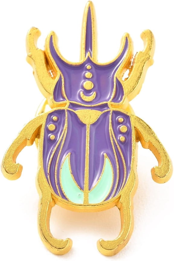 6Pcs Insect Alloy Enamel Brooches Pin Women Shirt Brooch Pins with Butterfly Clutches