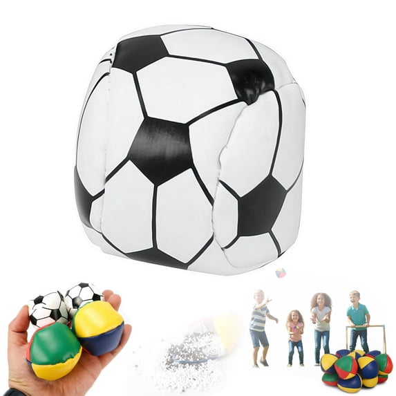6Pcs Juggling Balls Set for Beginners, Hand-Made Footbag Sacks, 2026 ...