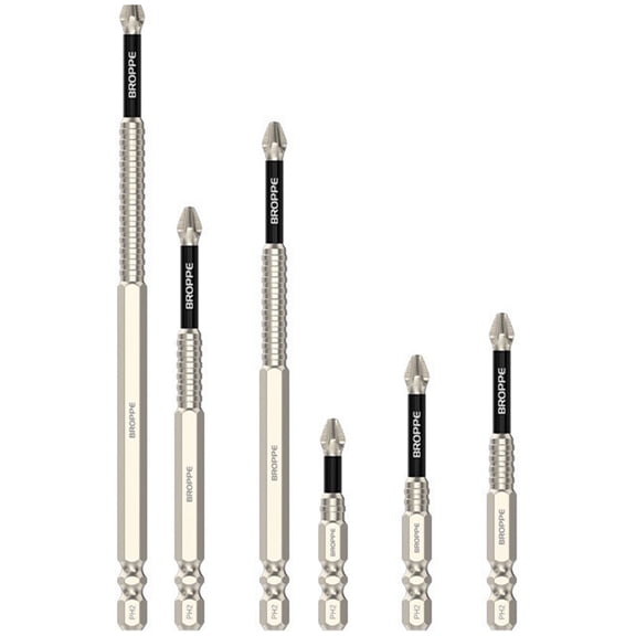 6Pcs K5 Screwdriver Bit Hexagon Shank Impacts Electric Drill Bit Set Screw Drill Head Power Tools Drill Attachment Part