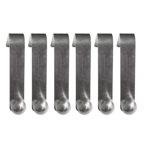6Pcs Stainless Steel Push Button Clip Tent Poles Clip Spring Button Lock for Camping Kayak Paddles Tent Poles
