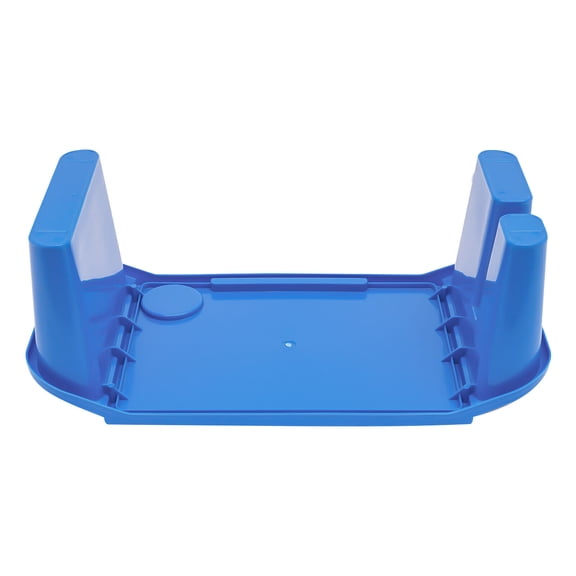 6Pcs Kids Lap Desk Tray, Plastic Breakfast Laptop Trays with Side Pockets, Portable Lap Bed Table for Writing Eating Game Classroom (Blue)