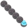 thumbnail image 1 of 6Pcs Kitchen Steel Wool Scrubber, Cleaning Scrub Brushes Set with 5 Replacement Wire Pads, Steel Scrubber with Handle for Scouring Stubborn Messes from Cast Iron, Pots, Pans, Grill, Stoves, Sink, 1 of 7