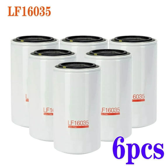 6Pcs LF16035 New Oil Filter for Dodge Ram Truck with Cummins Diesel Engine