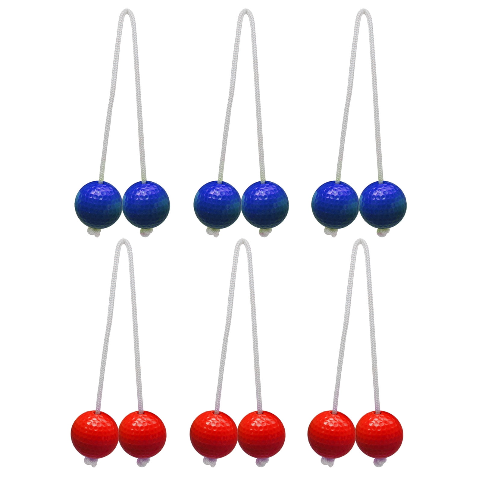 6Pcs Ladders Golfs Replacement Hard Golfs Training Ladders Toss Game for Outdoor Sport Throwing Game
