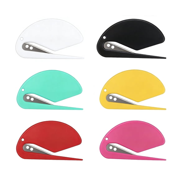 6Pcs Letter Opener, Envelope Slitter Mail Opener for Office Home School Paper Package Box