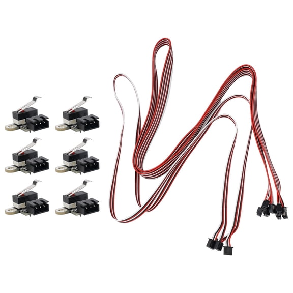 6Pcs Limit Switches with 1M 3 Pin Cable for 3018-Prover/3018-Mx3/3018-Prov