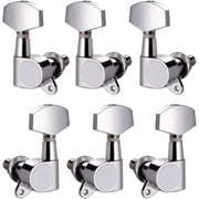 6Pcs Locking Guitar String Tunings Pegs Zinc Alloy Machine Head Tuners Tunings Key for Electric Acoustics Guitar