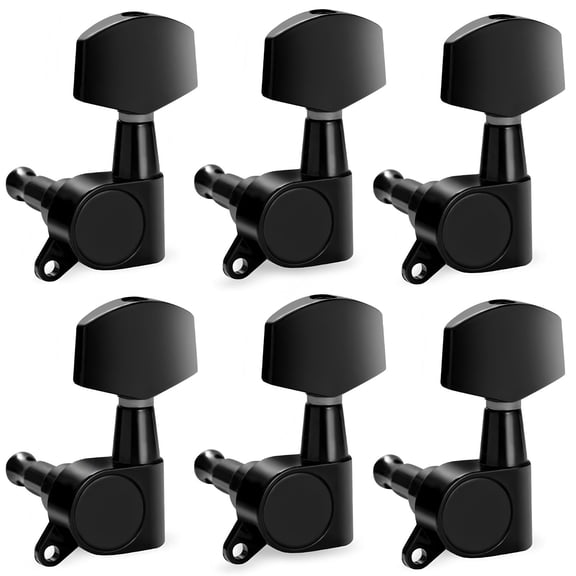 6Pcs Locking Guitar String Tunings Pegs Zincs Alloy Machine Head Tuners Tunings Key for Electric Acoustics Guitar