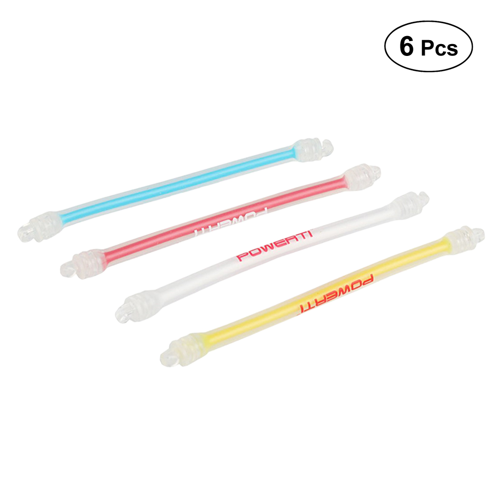 6Pcs Long Tennis Racquet Vibration Dampener Classic Long Double Hooks