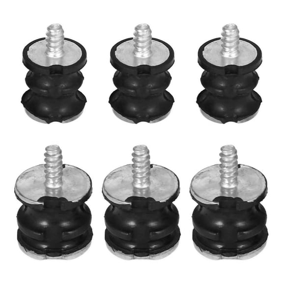 6Pcs/Lot Isolator Buffer AV Mount for 268 266 272 XP 272XP 266 61 Chainsaw Parts,3 x isolation buffers (small size) 3 x isolation buffers (large size),black