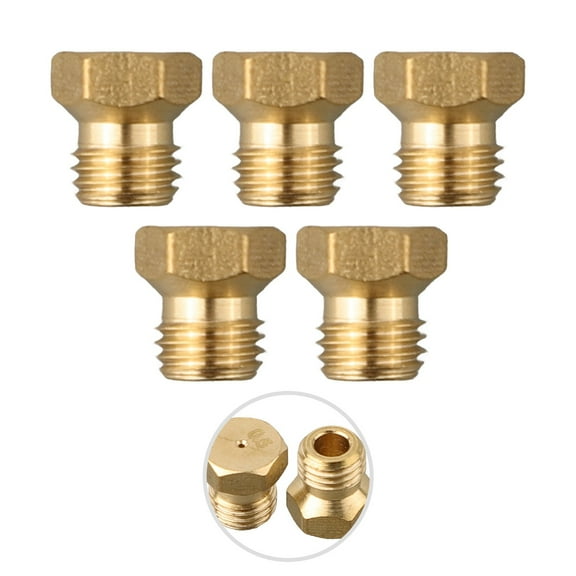 6Pcs Lpg Gas Water Heater Nozzle Stove Heating Propane Injection Conversion Kit