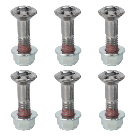 6Pcs M8 Sprocket Bolts And Nuts Aluminum Alloy for Dirt Bike And Motorcycle