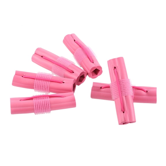 6Pcs Magic Foam Sponge Hair Curler Roller Set for Heatless Curls, Soft Flexible DIY Hair Styling Tools for Sleep-In Use, 3.94 inches / 10 cm Length, Easy Action No Damage Curling Solution