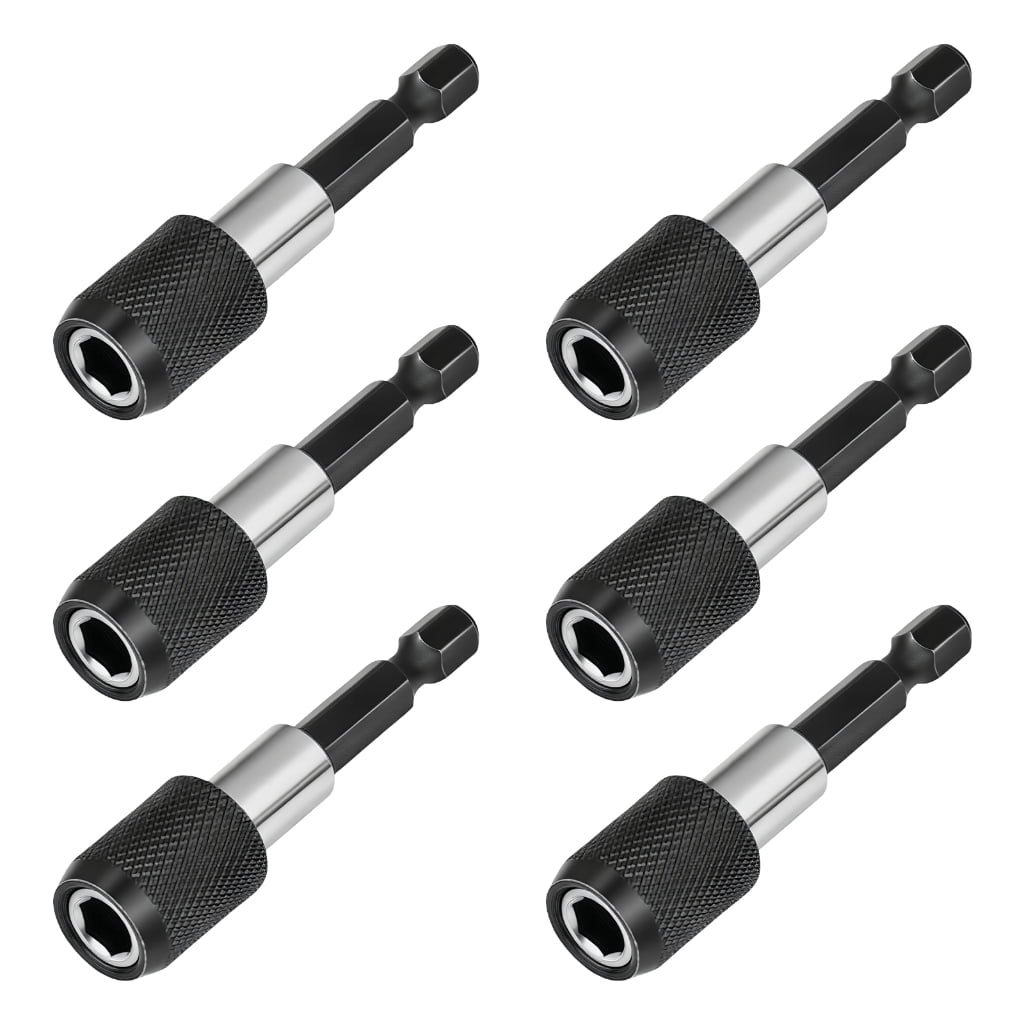 2-Pack Magnetic Pivoting Screwdriver Bit Holder – 1/4" Hex Shank, 20° Adjustable Angle, Quick-Change For Tight Spaces And Corners
