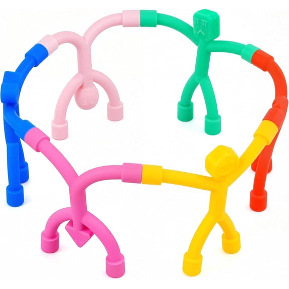 6Pcs Magnetic Men for Toddlers Kids, Colourful Travel Magnetic People Figures for Airplane Car, Fidget Toys Road Trip ‌Sensory Toy, Magnet Toys for Office Refrigerator Whiteboard, Adults Kids Gifts