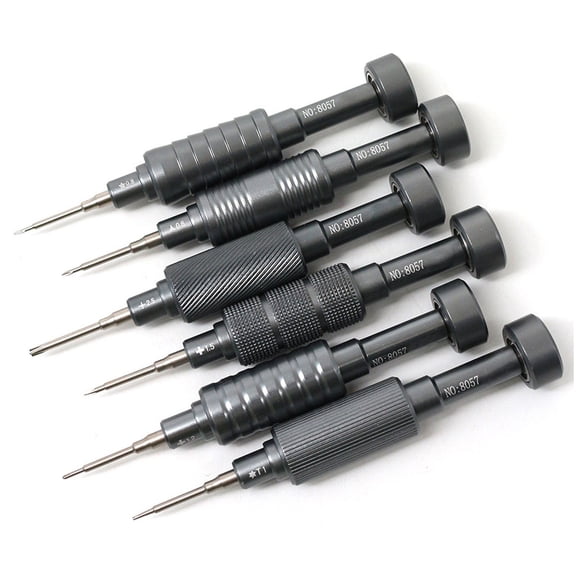 6Pcs Magnetic Small Screwdriver Set Mini Screwdriver Set Precisions Eyeglasses Watches Electronics Computer Repair Tool