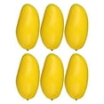 thumbnail image 1 of 6Pcs Mangoes Decors Set Artificial Fruit Realistic Mangos Replicas for Culinary Display and Interior Designs Accent, 1 of 8
