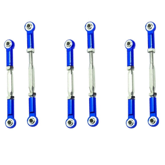 6Pcs Metal Adjustable Steering Linkage Servo Link Pull Rod for Slash 5807 HQ727 1/10 RC Car Upgraded Parts,3