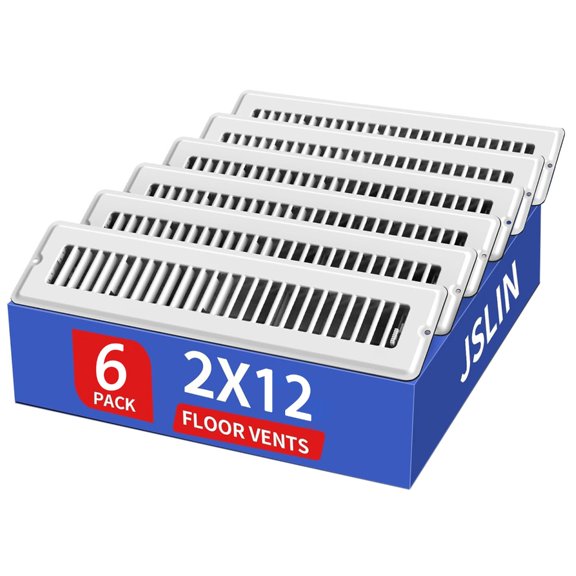 6Pcs High Efficiency Vent Grille Rustproof Air Cover Adjustable Airflow Control