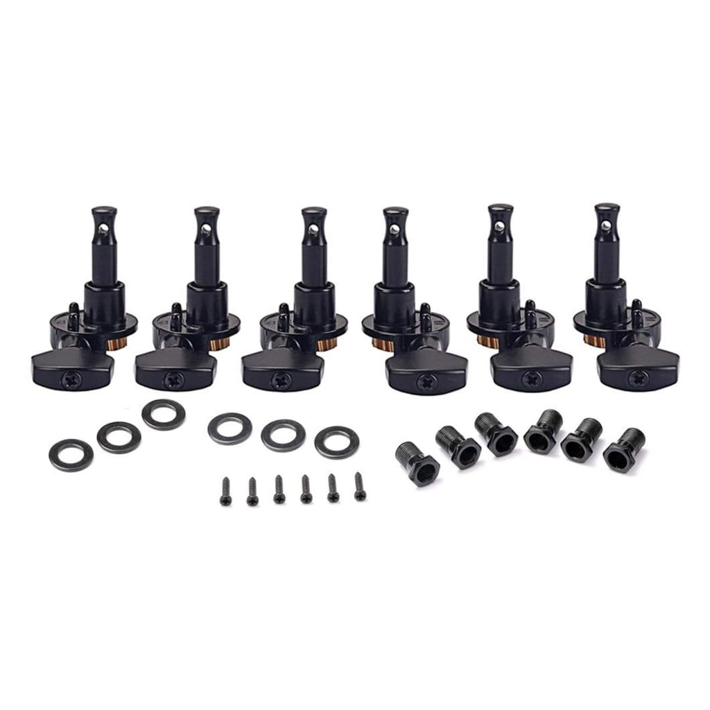 6Pcs Metal Guitar Tuning Machine Head Strings Tuners Replacement Guitars String Tuning Peg Guitar Accessories