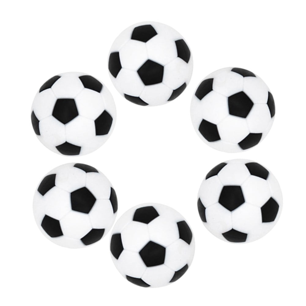 6Pcs Mini Resin Foosball Accessories Table Soccer Football 36mm Kicker
