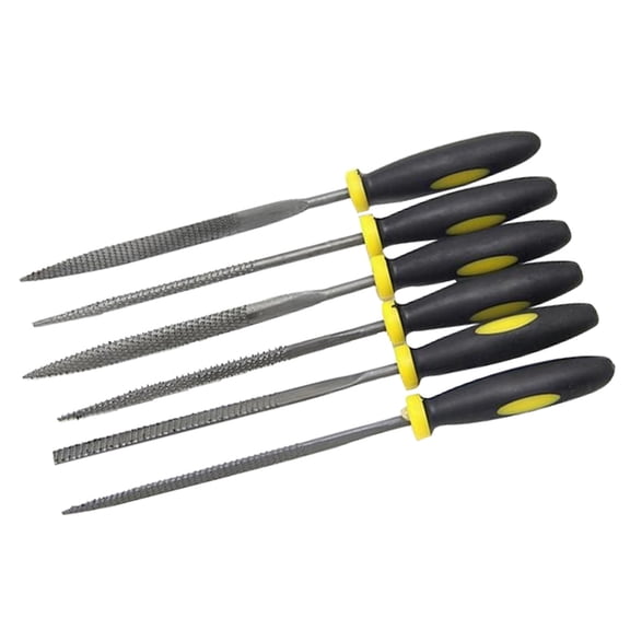 6Pcs Mini Steel Filing Rasp File Wood Tools Hand Woodworking Files Tool 4x160mm