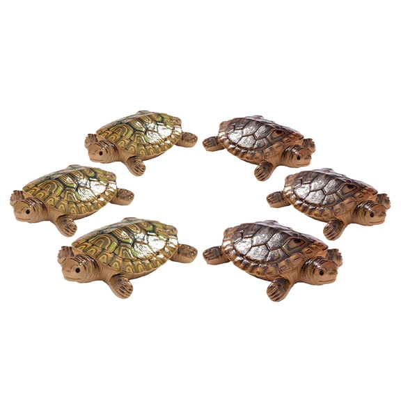YOSADIER Resin Sea Turtles Floating Fish Tank Ornaments for Vivid Aquarium Decor