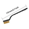 thumbnail image 1 of 6Pcs Mini Wire Brushes Remove Rust For Brass Stainless Steel Brushes Cleaning Welding Metal Rust Brush Scratch Polishing Brush Smile Home, 1 of 8