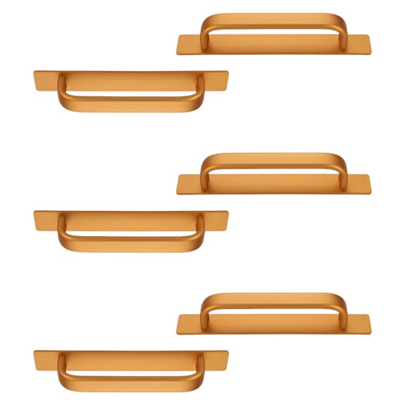 6Pcs Modern Cupboard Handles 147mm Width Easy Grip Strong Adhesive Cupboard Handles Simple Installs for Kitchen Furnitur