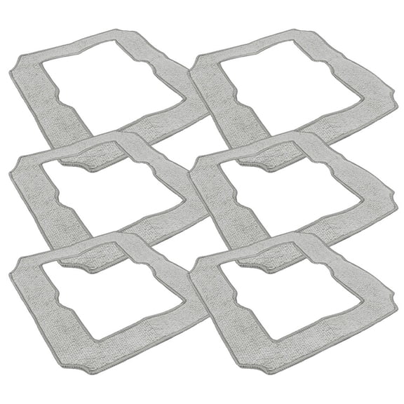 6Pcs Mopping Cloth Pad Cleaning Pad Spare Parts For Liectroux YW509 Window Cleaning Robot Rags For Home Cleaning Equipment Parts