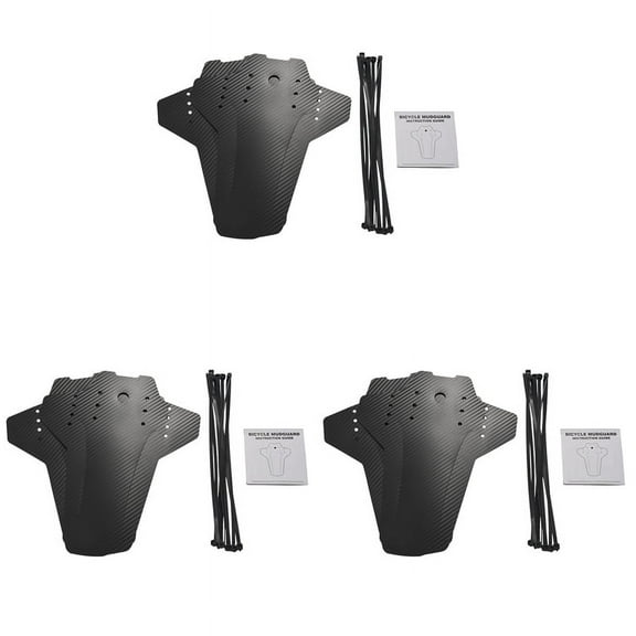 6Pcs Mountain Bike , Front and Rear Guard, Adjustable Fenders Fits 26 Inch, 27.5 Inch, 29 Inch Size Bike