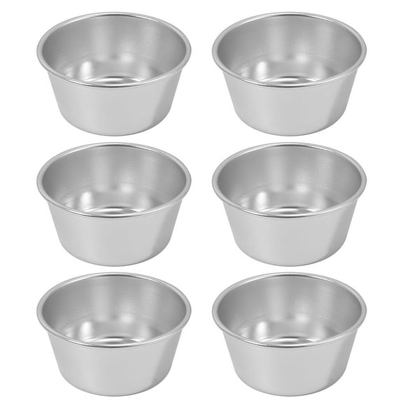 6Pcs Muffin Cake Molds Multi-function Muffin Cups Metal Baking Molds Baking Accessory