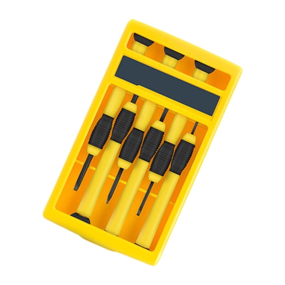6Pcs Multifunctional Small Screwdriver,Steel Screwdriver Hand Tool for Eyeglass, Sunglasses, Electronics