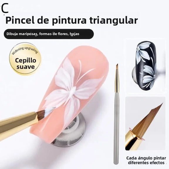 6Pcs Nail Art Brush for Drawing Lines on Nails Acrylic Painting Tool for DIY Design and Manicure